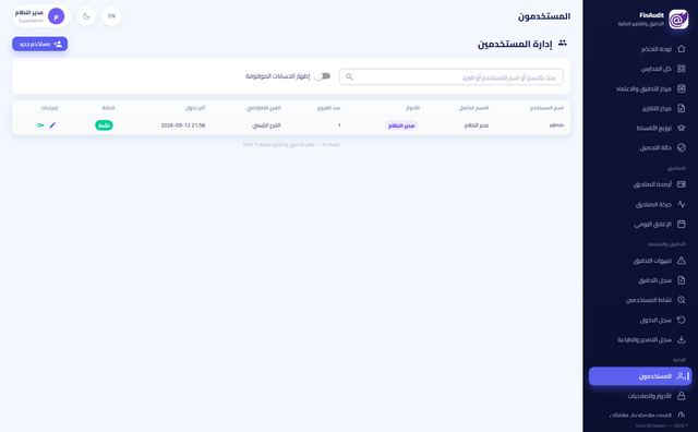إدارة المستخدمين
