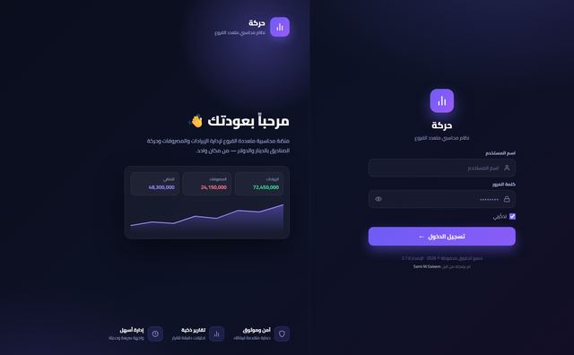 شاشة الدخول