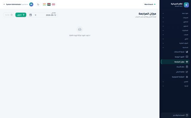 ميزان المراجعة