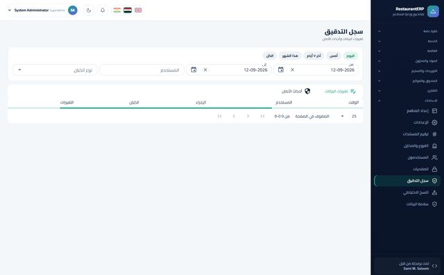 سجل التدقيق