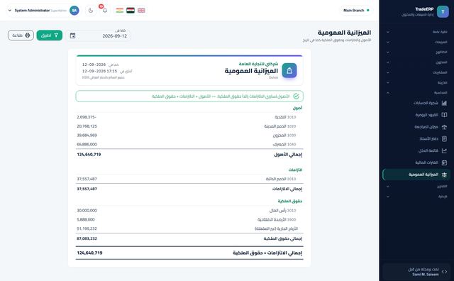 الميزانية العمومية